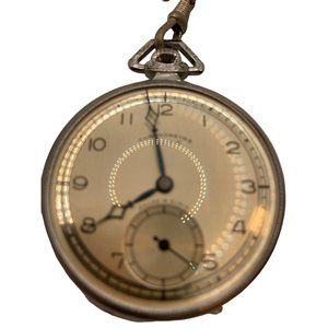 Antique Ancre 15 Rubis  Gentlemans Pocket Watch with Garantie watch chain.